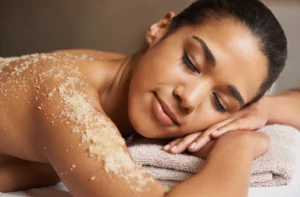 marque cosmétique haut-de-gamme soins gommage